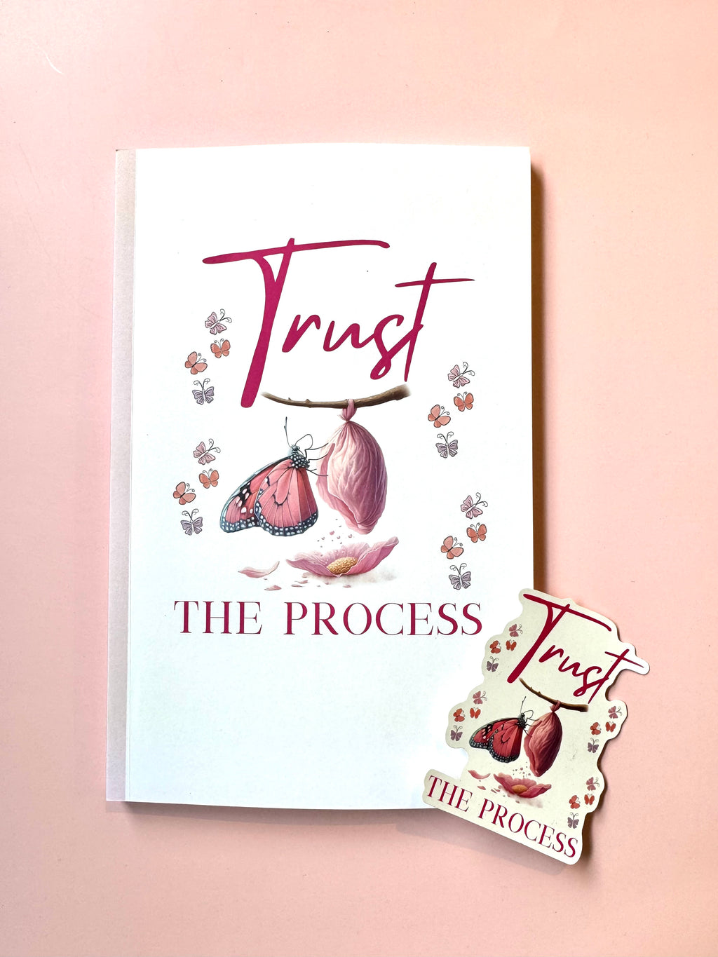 Trust the Process -Christian Notebook & Sticker Set