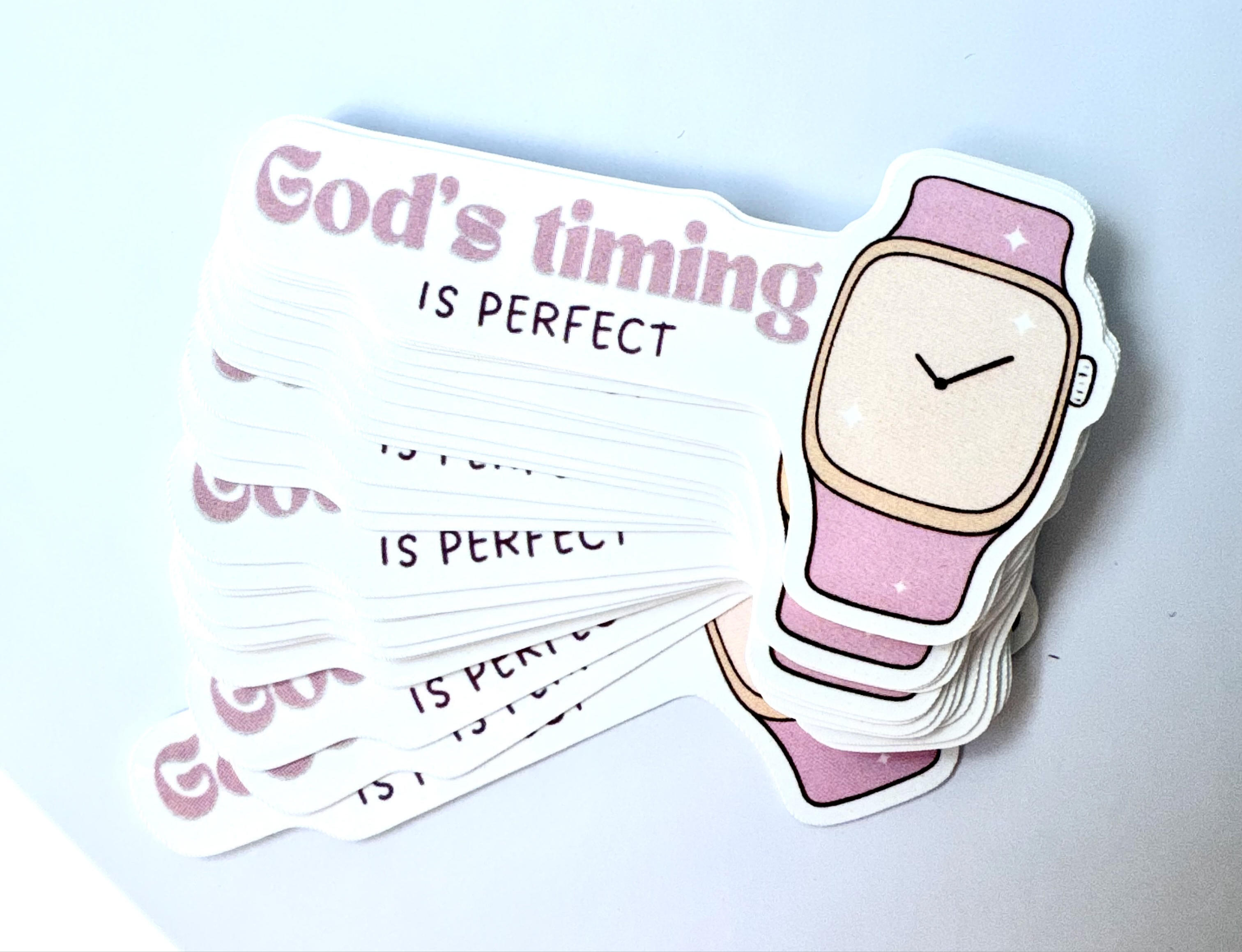 God’s timing is Perfect Christian Sticker