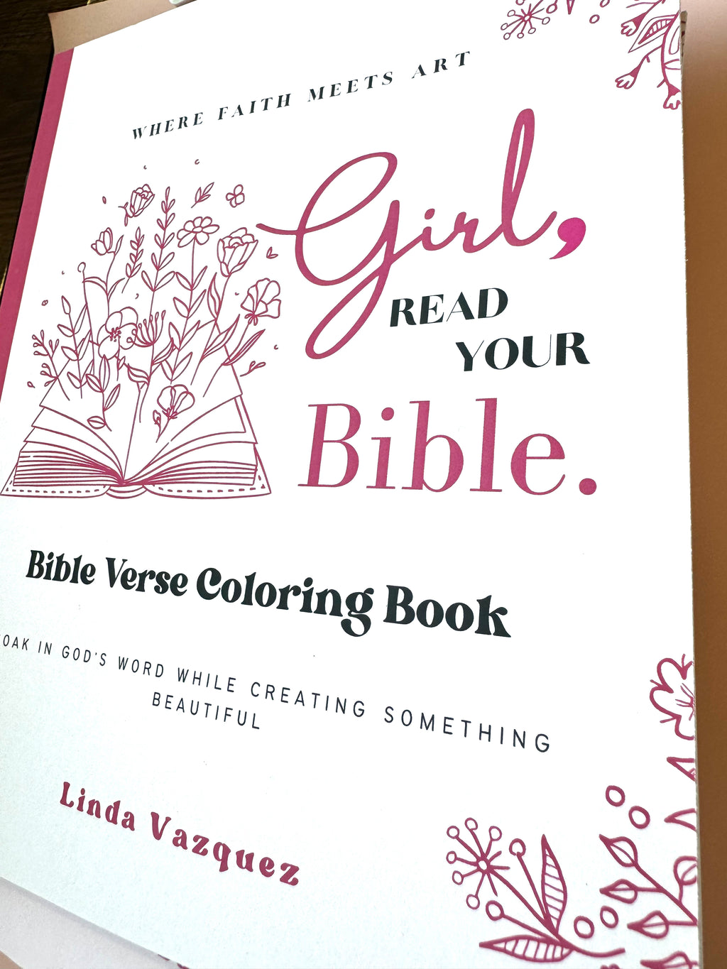 Girl, Read Your Bible – Christian Coloring Book with Bible Verses