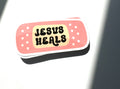 Jesus Heals Band-Aid  Christian Sticker