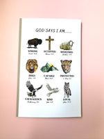 God Says I Am – Christian Identity & Affirmation Notebook