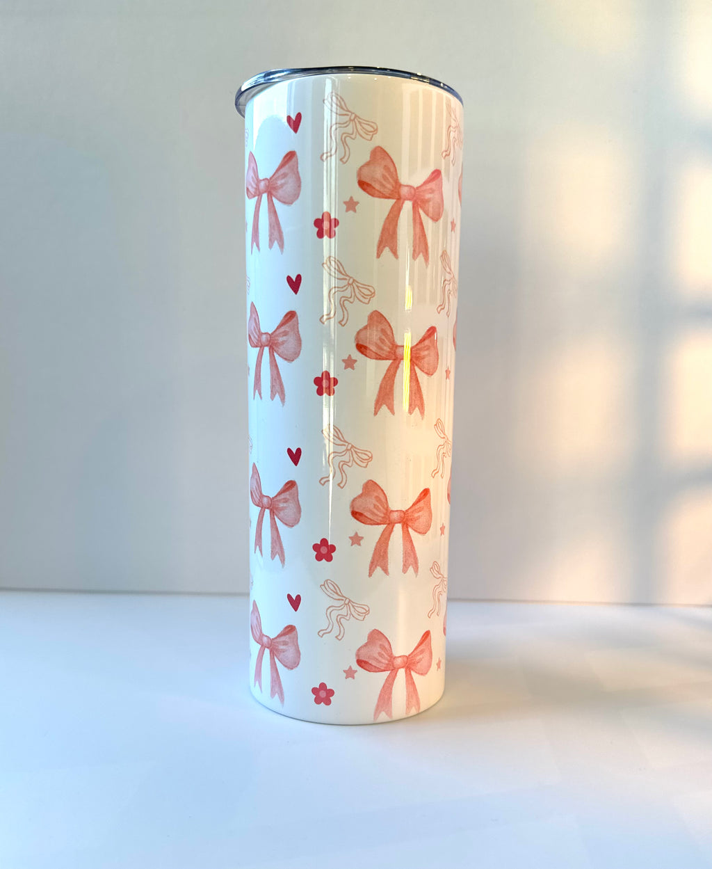 Pink Bows Tumbler
