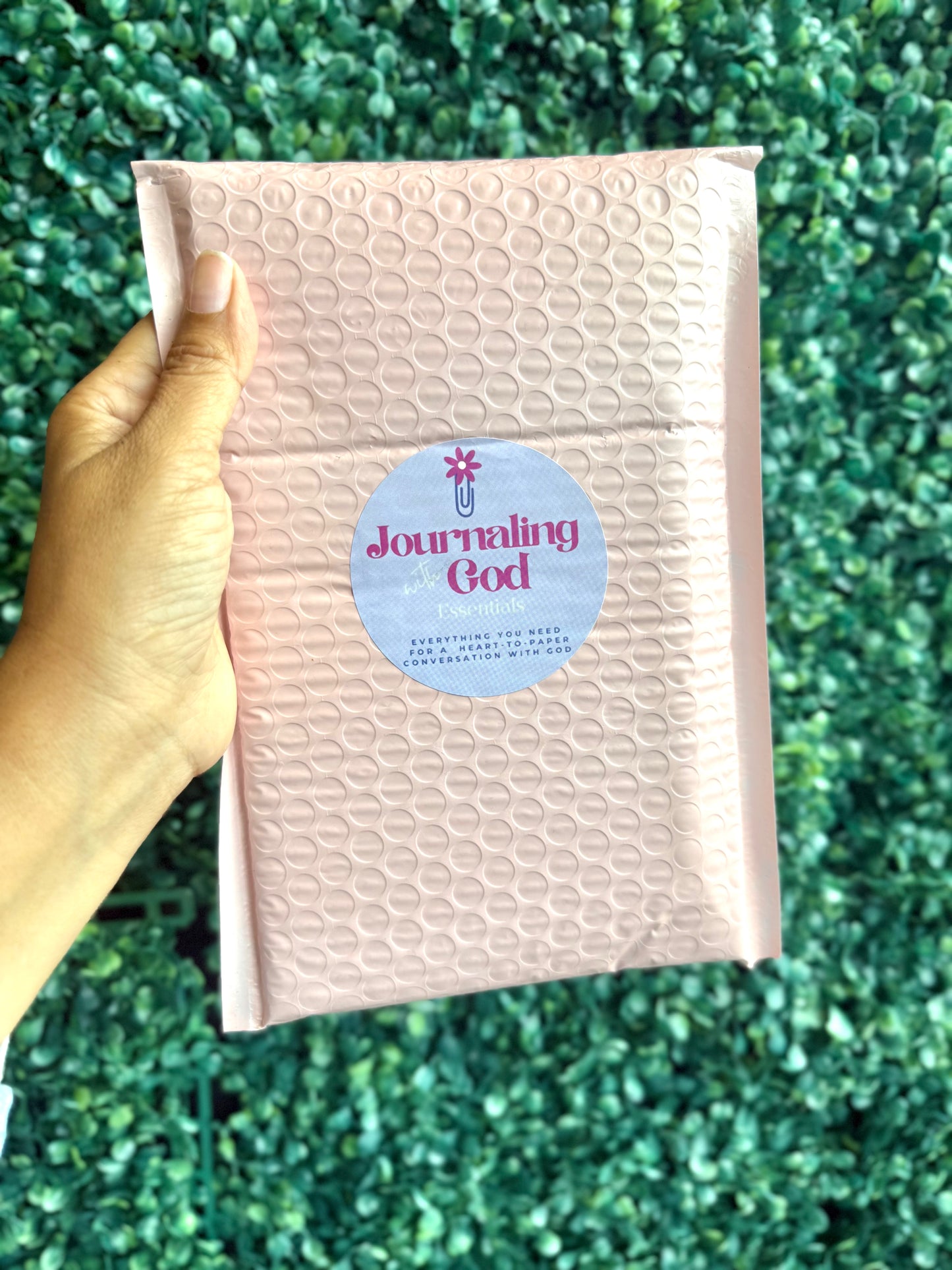Girl, Love Yourself Journaling with God Essentials Kit – Christian Notebook, Bible Verse Pen & Faith Prompts