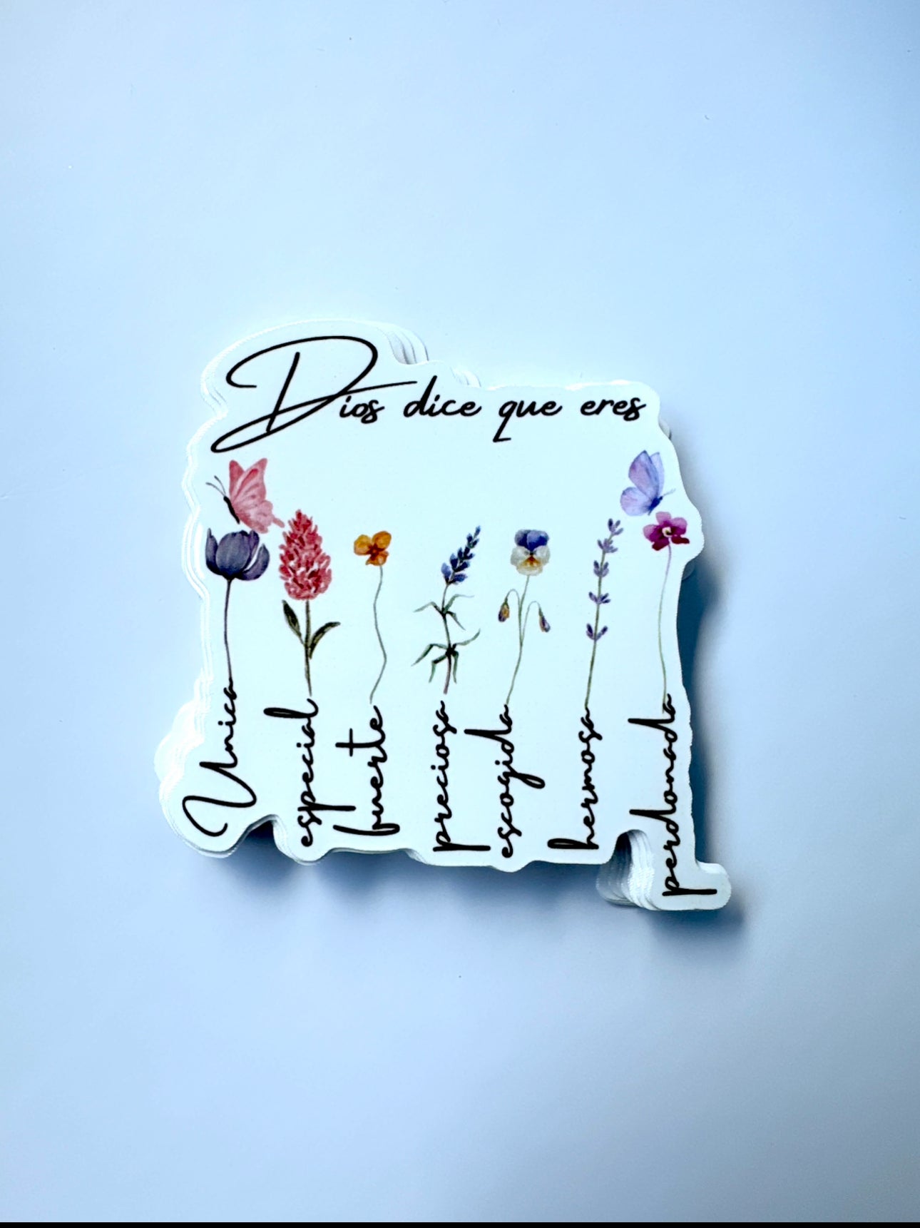 Dios dice que eres Christian Sticker