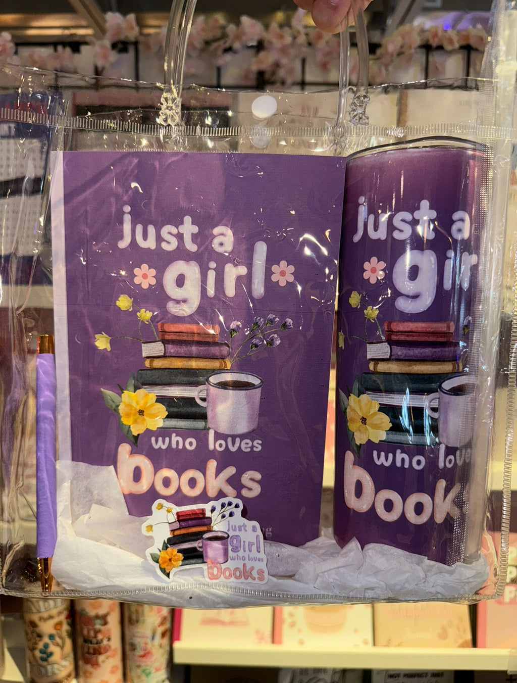 Just a Girl Who Loves Books – Reading Tracker & Review Notebook