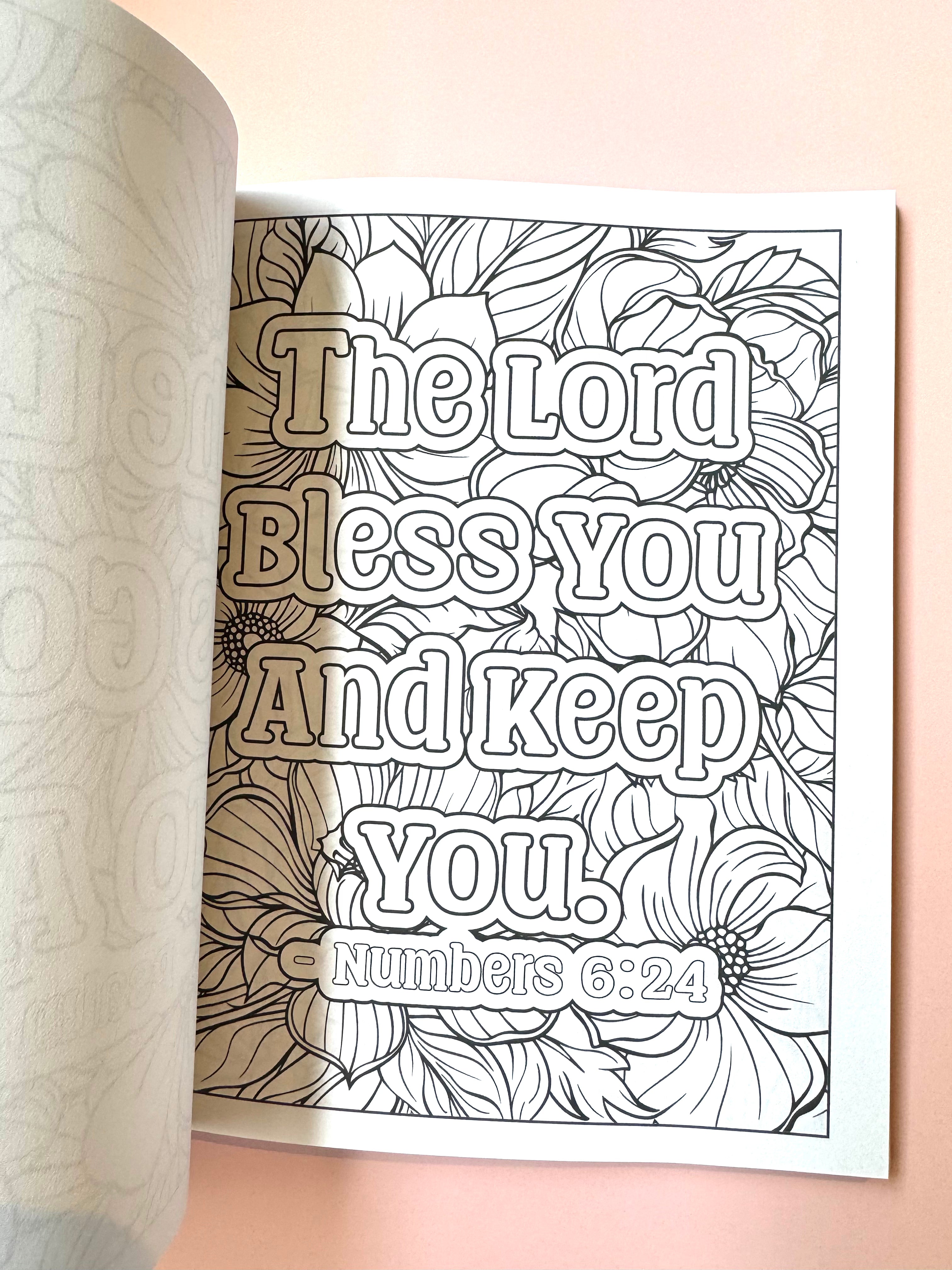Girl, Read Your Bible – Christian Coloring Book with Bible Verses