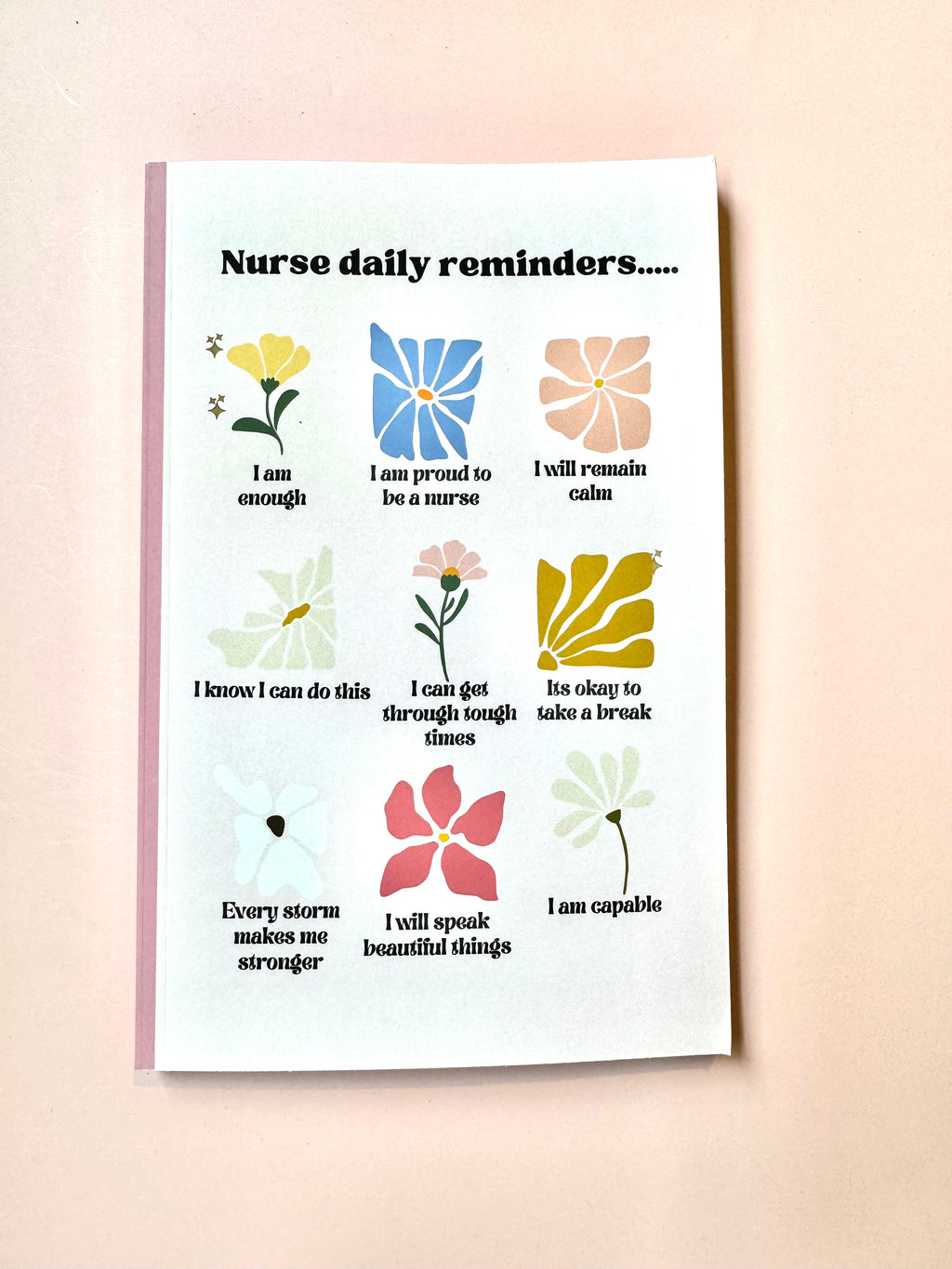Nurse Daily Affirmations Notebook 