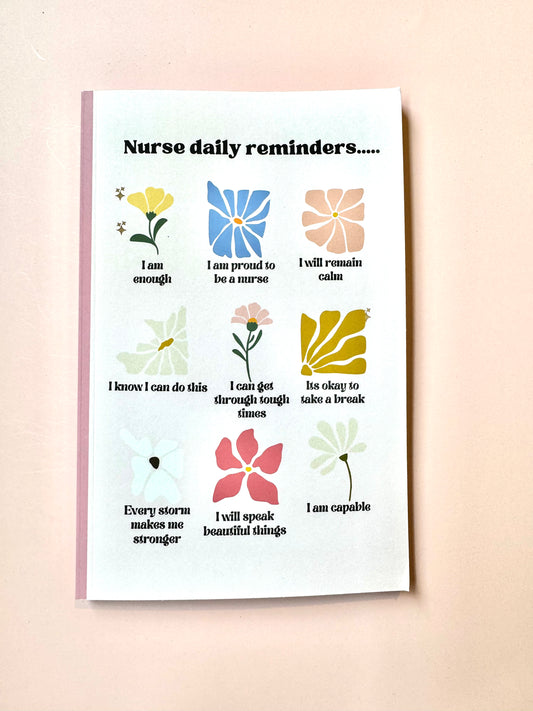 Nurse Daily Affirmations Notebook – Inspirational Journal for Faith-Filled Healthcare Heroes