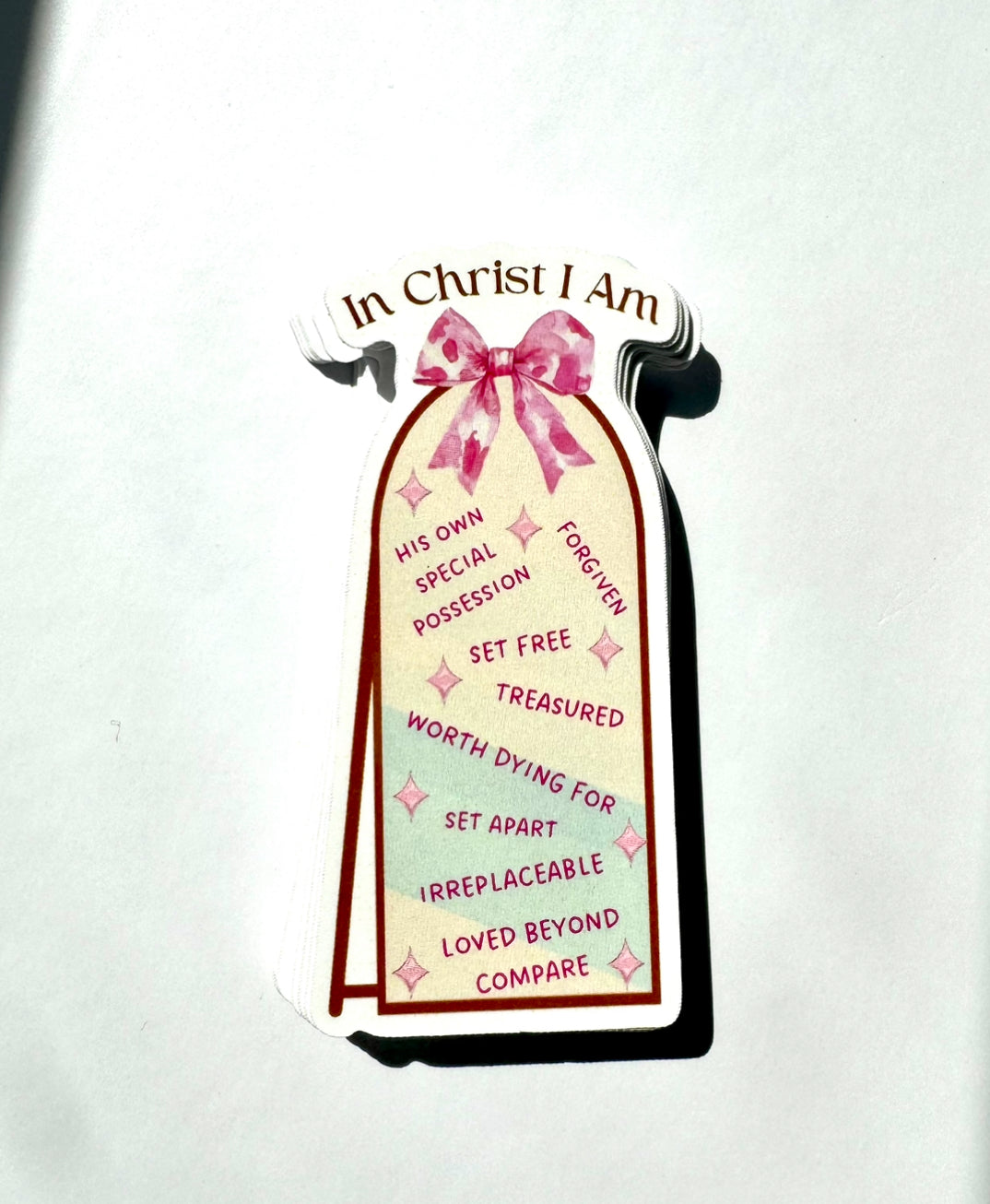 In Christ I am Christian Sticker