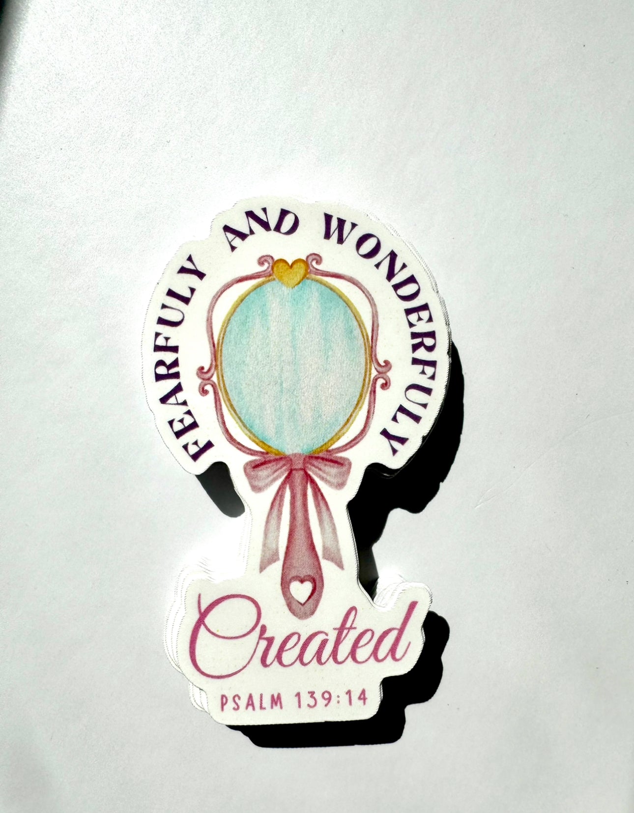 Fearfully and Wonderfully Created ( Psalm 139:14)  Christian Sticker