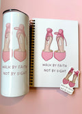 Walk by Faith Not by Sight Spiral Christian Notebook