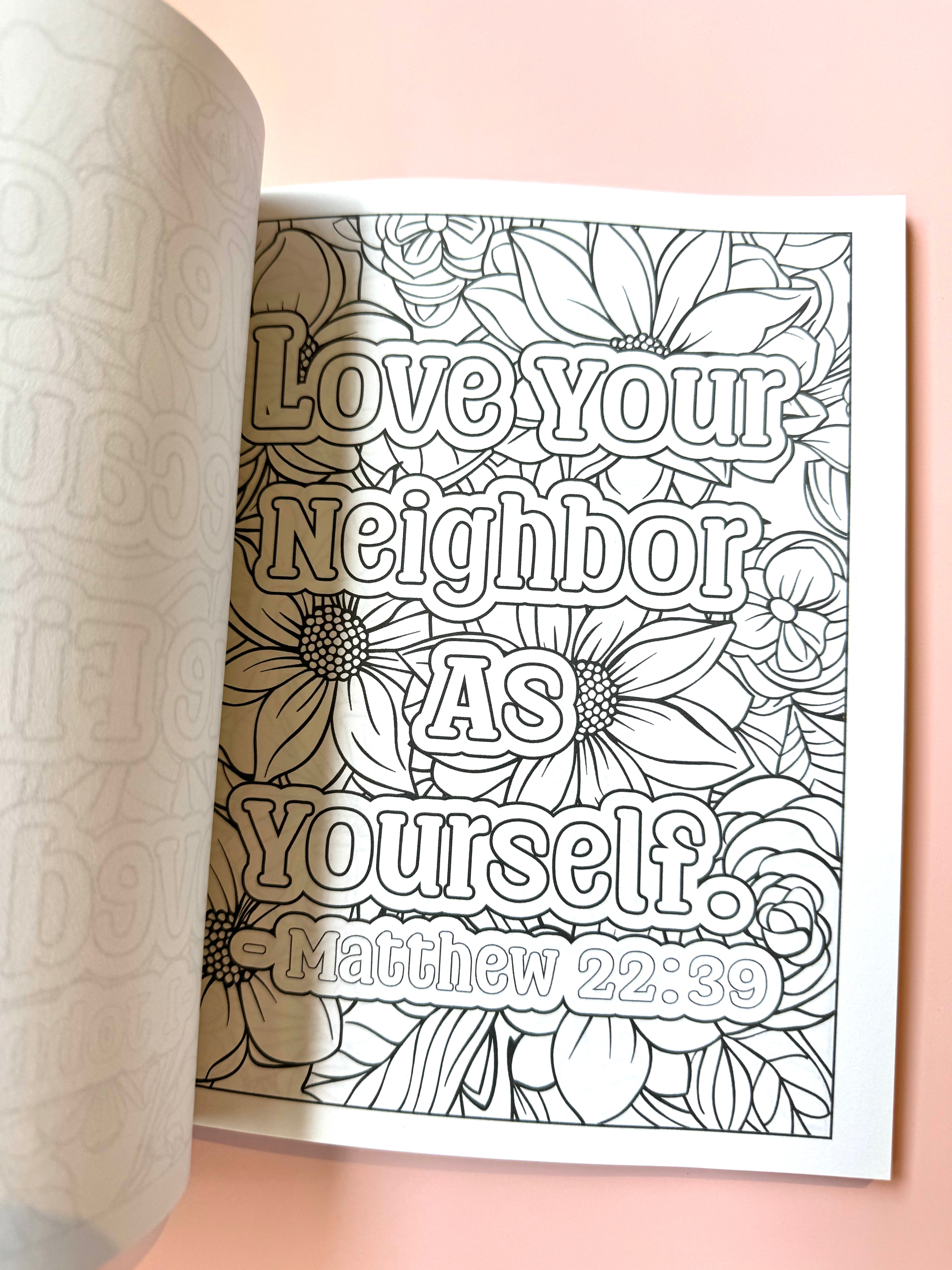 Girl, Read Your Bible – Christian Coloring Book with Bible Verses