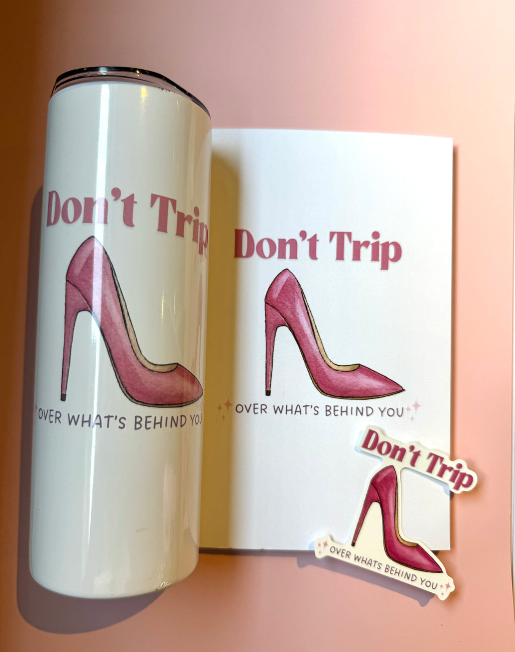 Don’t Trip Over What’s Behind You – Christian Affirmation Notebook