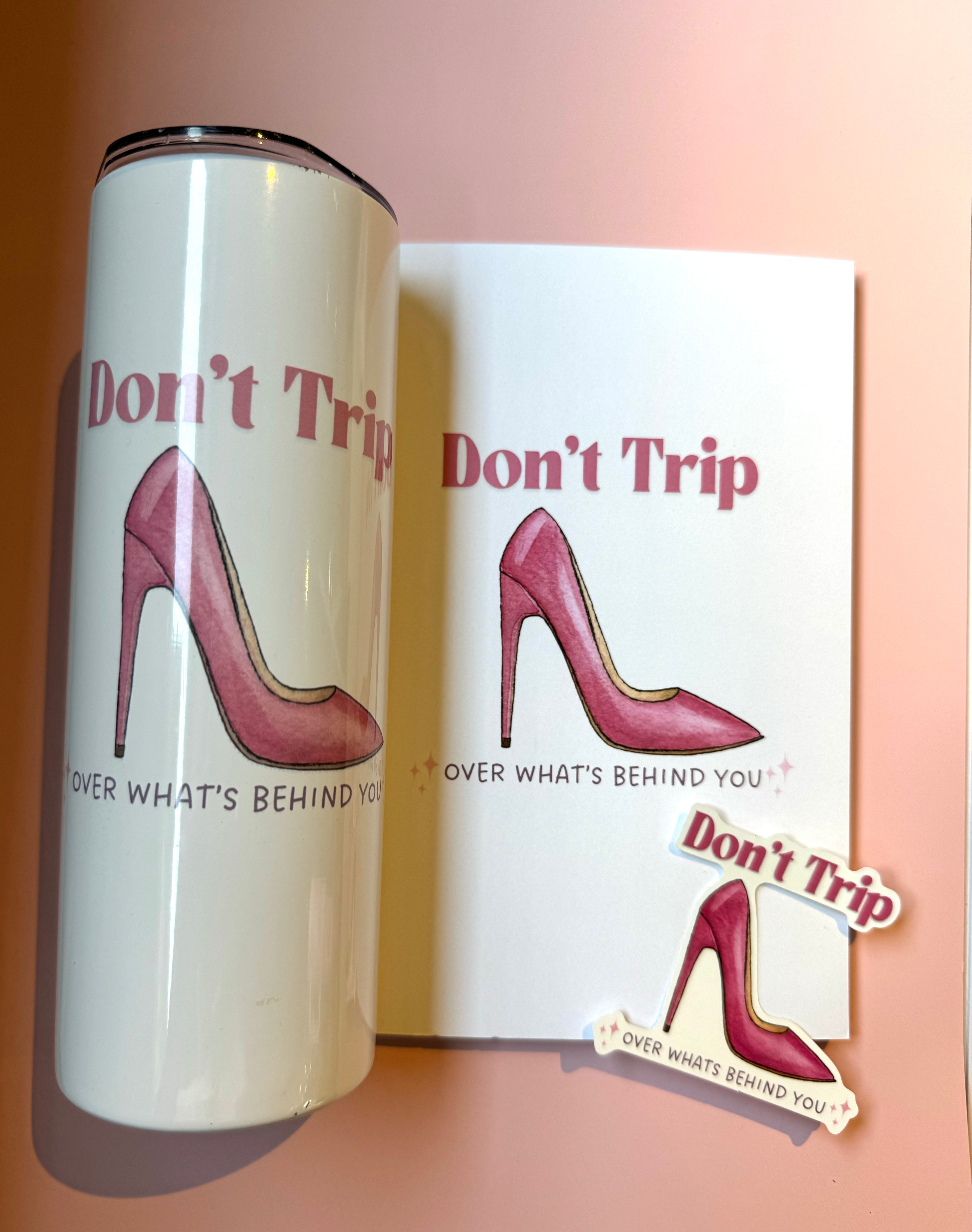 Don’t Trip Over What’s Behind You – Christian Affirmation Notebook