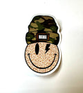 Smiley Face Mama Beanie Hat Sticker