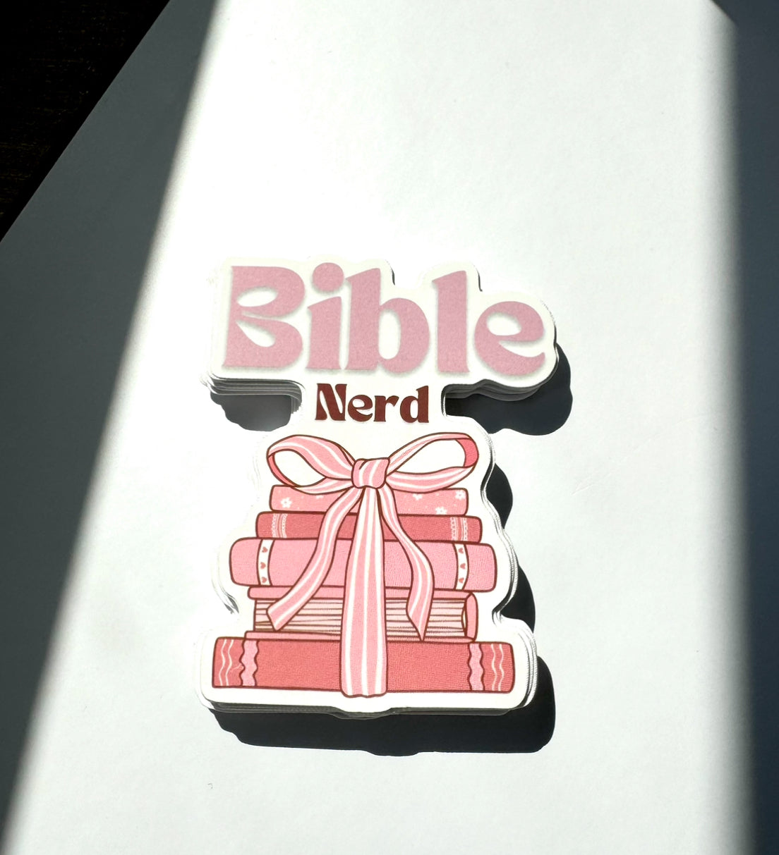 Bible Nerd Christian Sticker