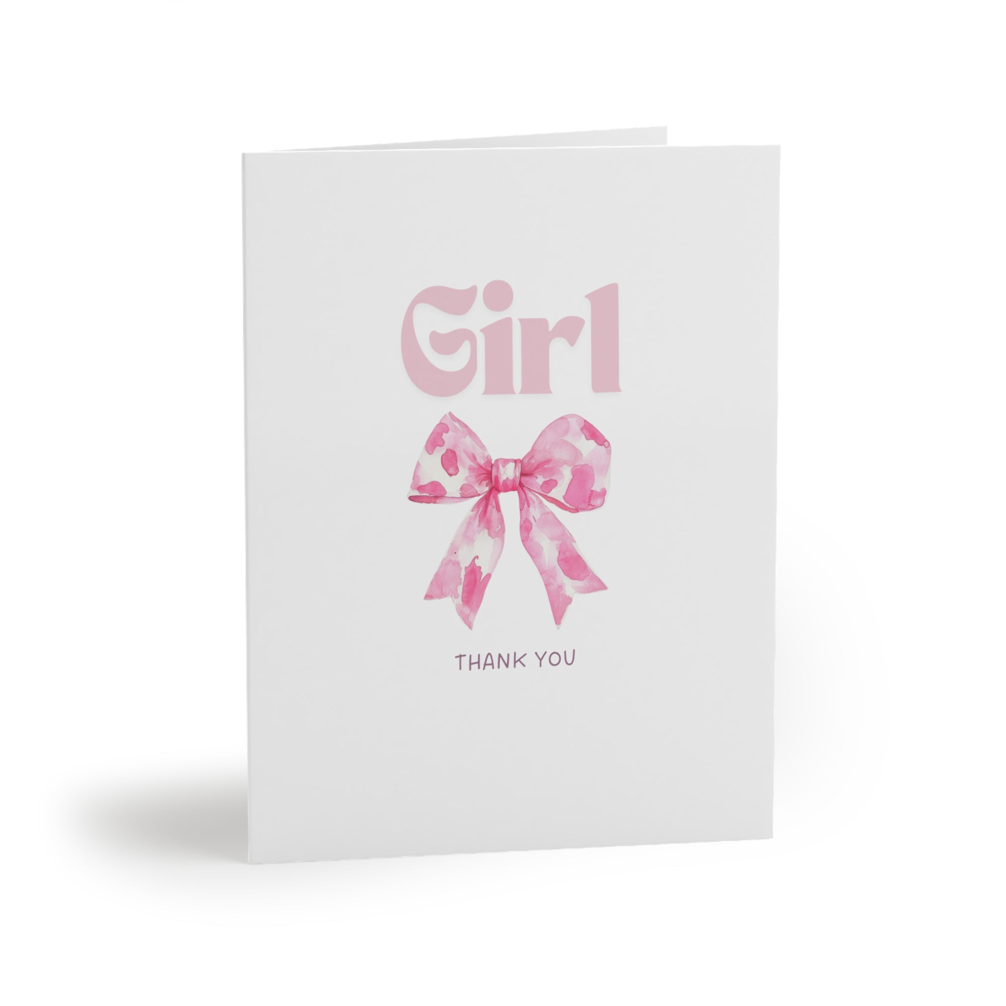 Girl Thank you Card