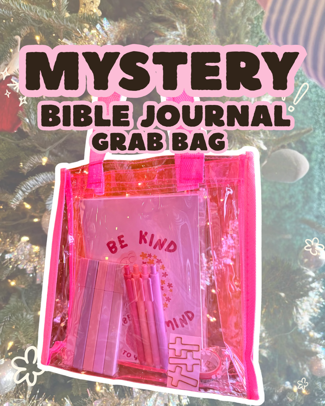 Que Linda Mystery Bible Journaling Grab Bag-Notebook + Highlighters + Washi + More!
