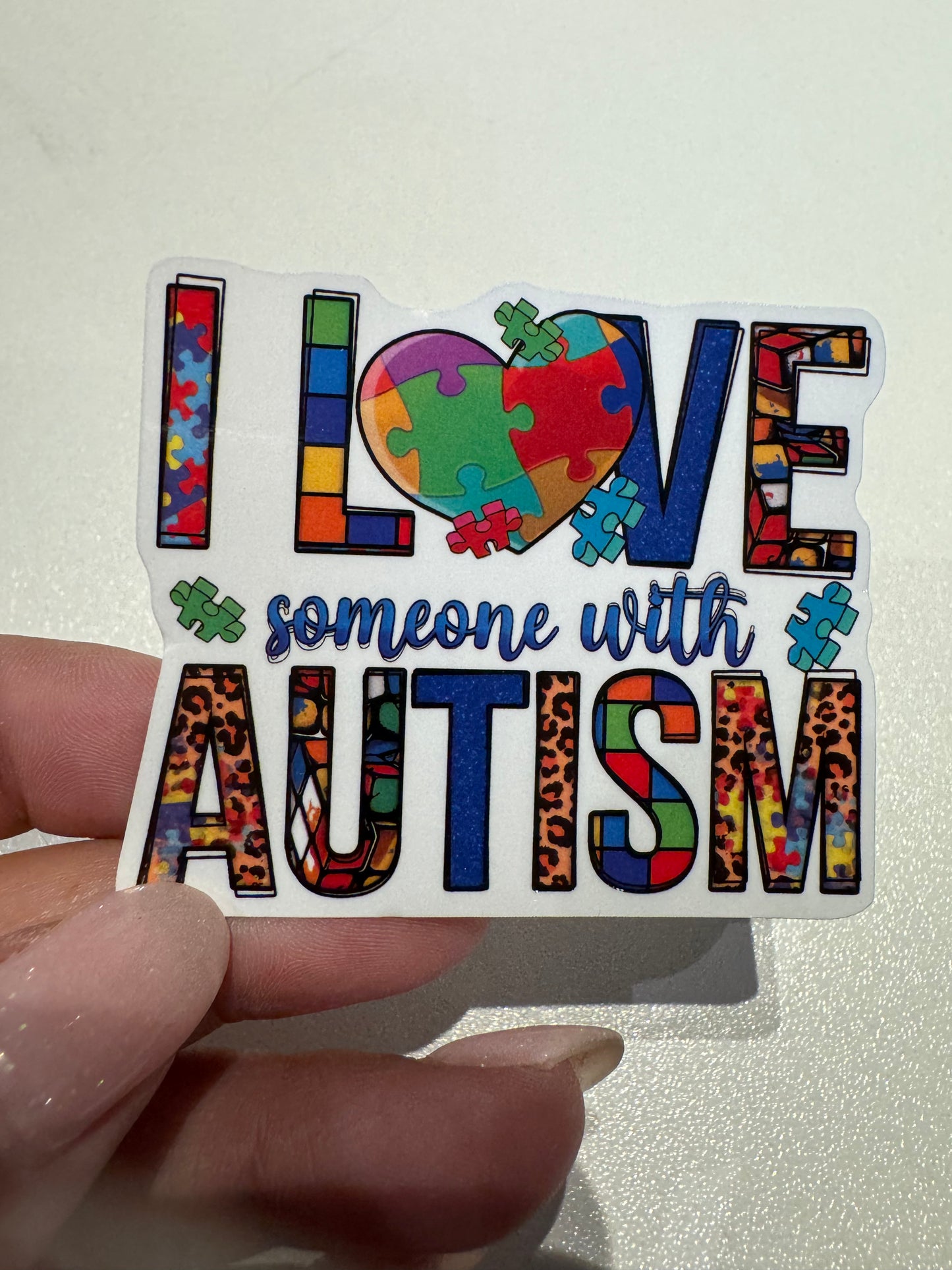 I love someone with Autism Stickder