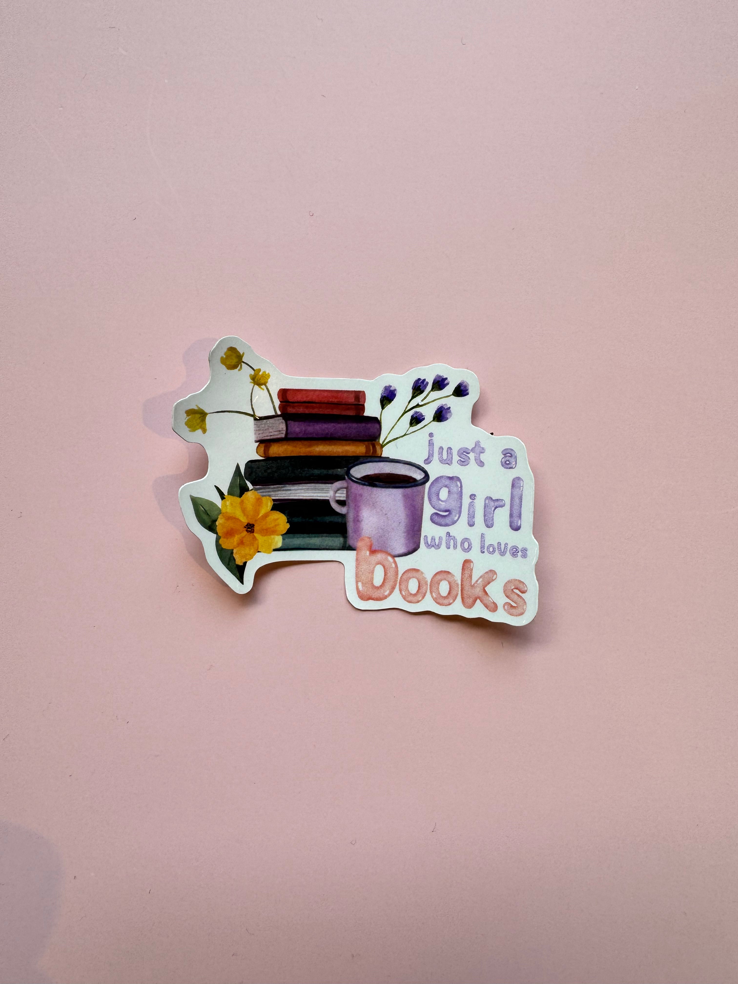 Just a Girl Who Loves Books – Reading Tracker & Review Notebook