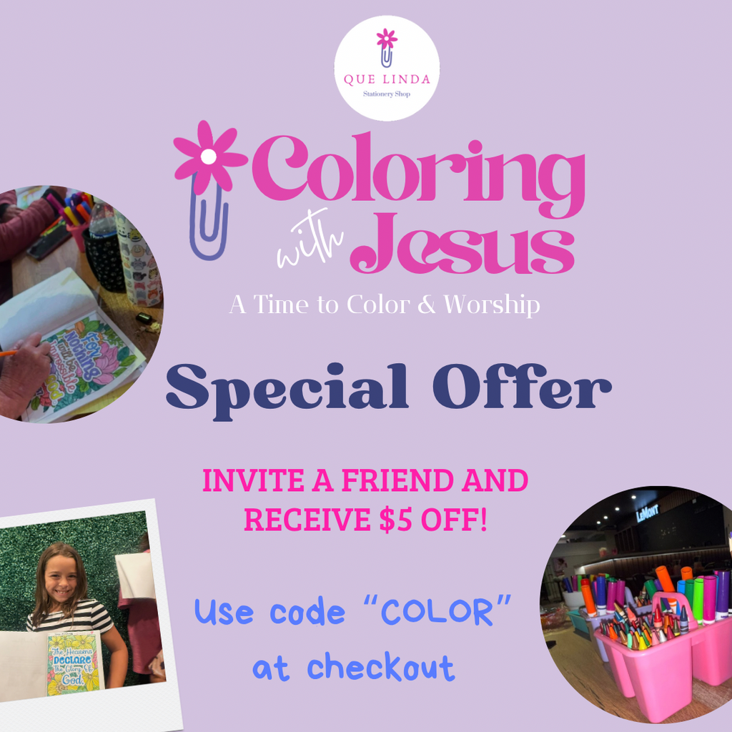 Coloring with Jesus in Clermont, FL -Saturday Nov29th