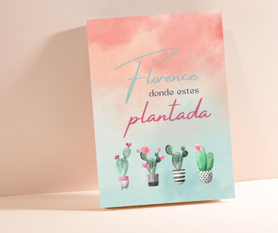 Florence donde estes plantada Christian Notebook Journal 