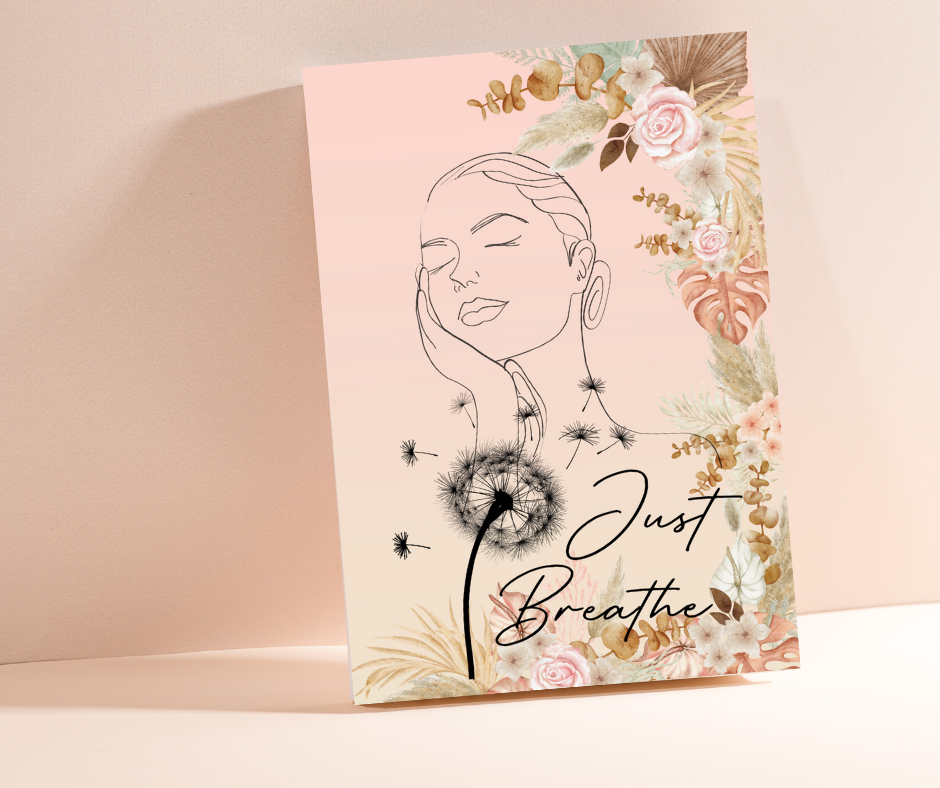 just breathe Inspirational Notebook