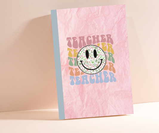 Teacher Smiley Face Journal Notebook