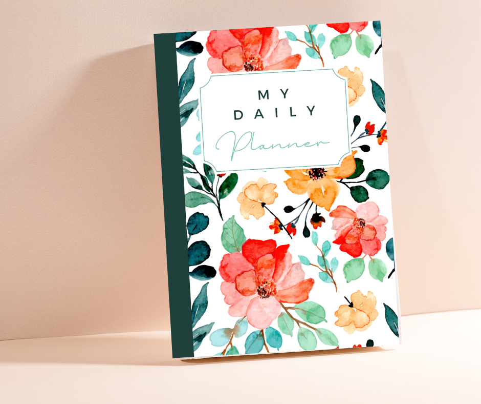 My Daily Planner Journal Book