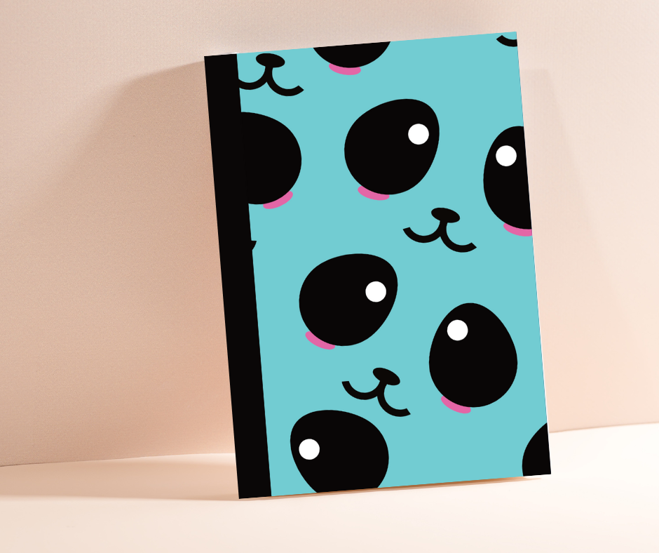 BLue Panda Kawaii Journal