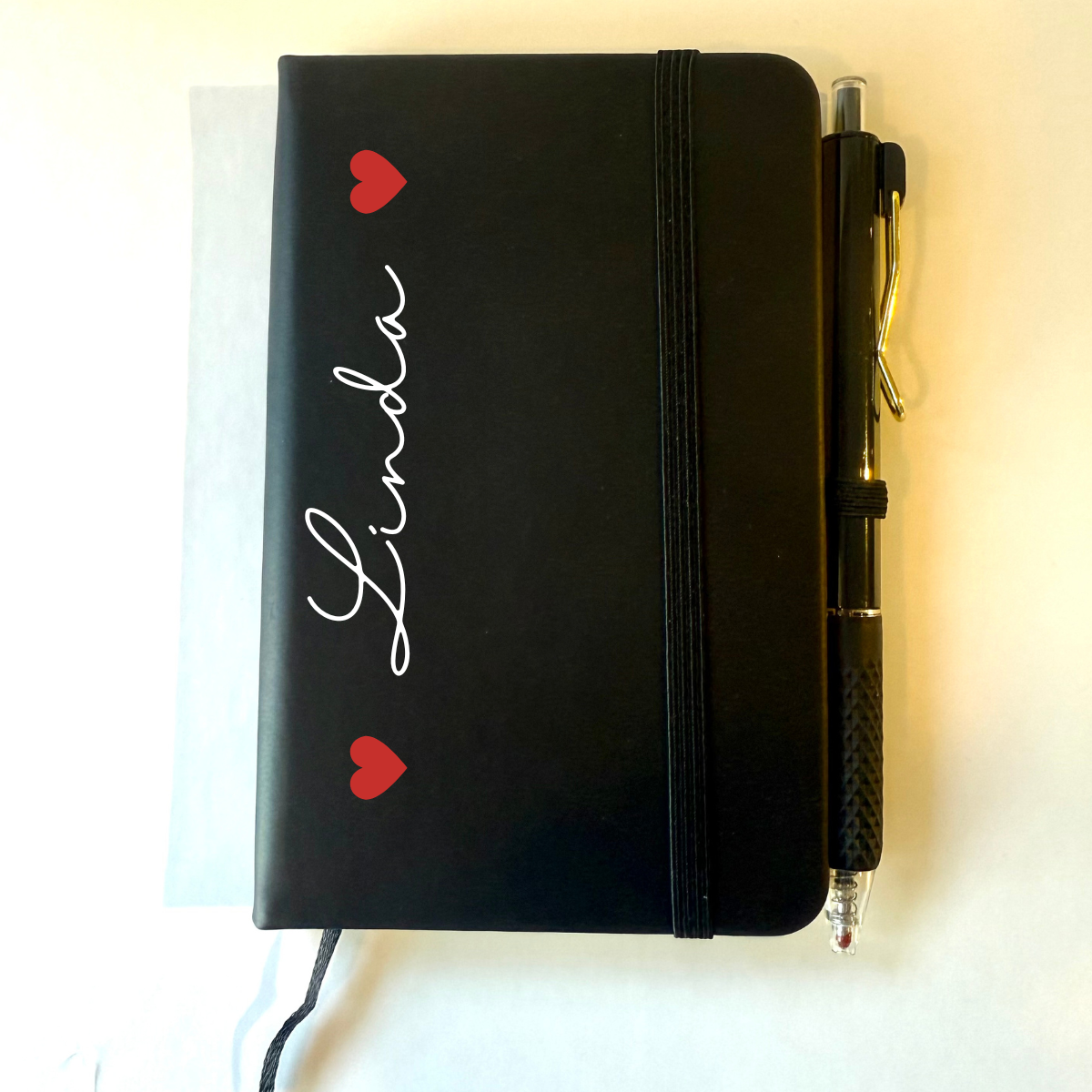 Custom Pocket Notebook with Pen – Add Name & Bible Verse