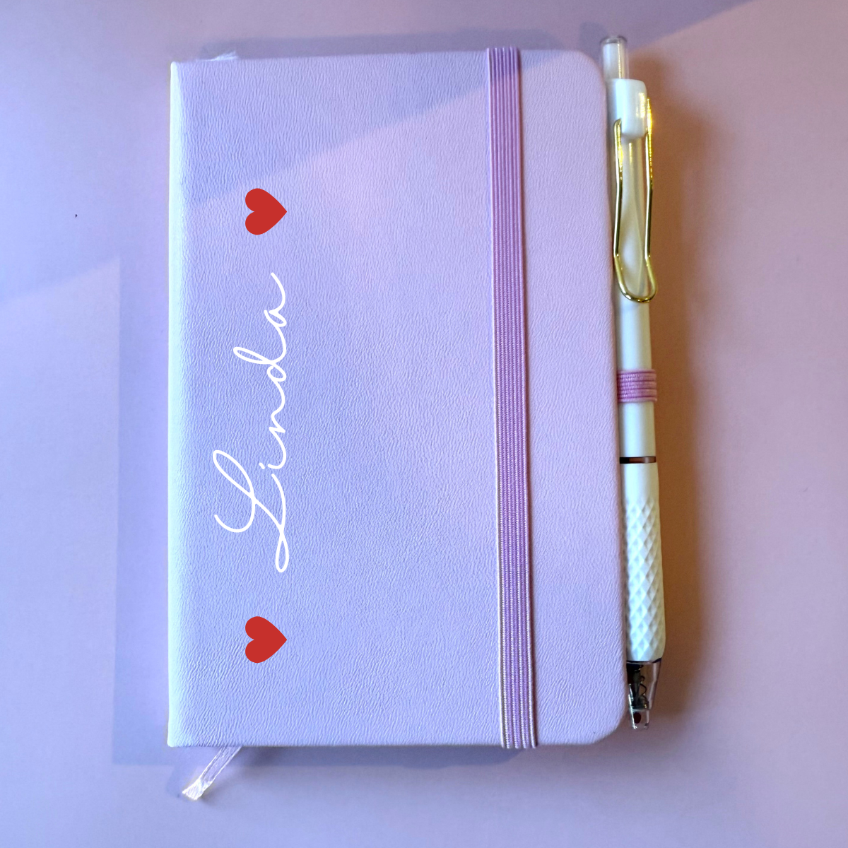 Custom Pocket Notebook with Pen – Add Name & Bible Verse