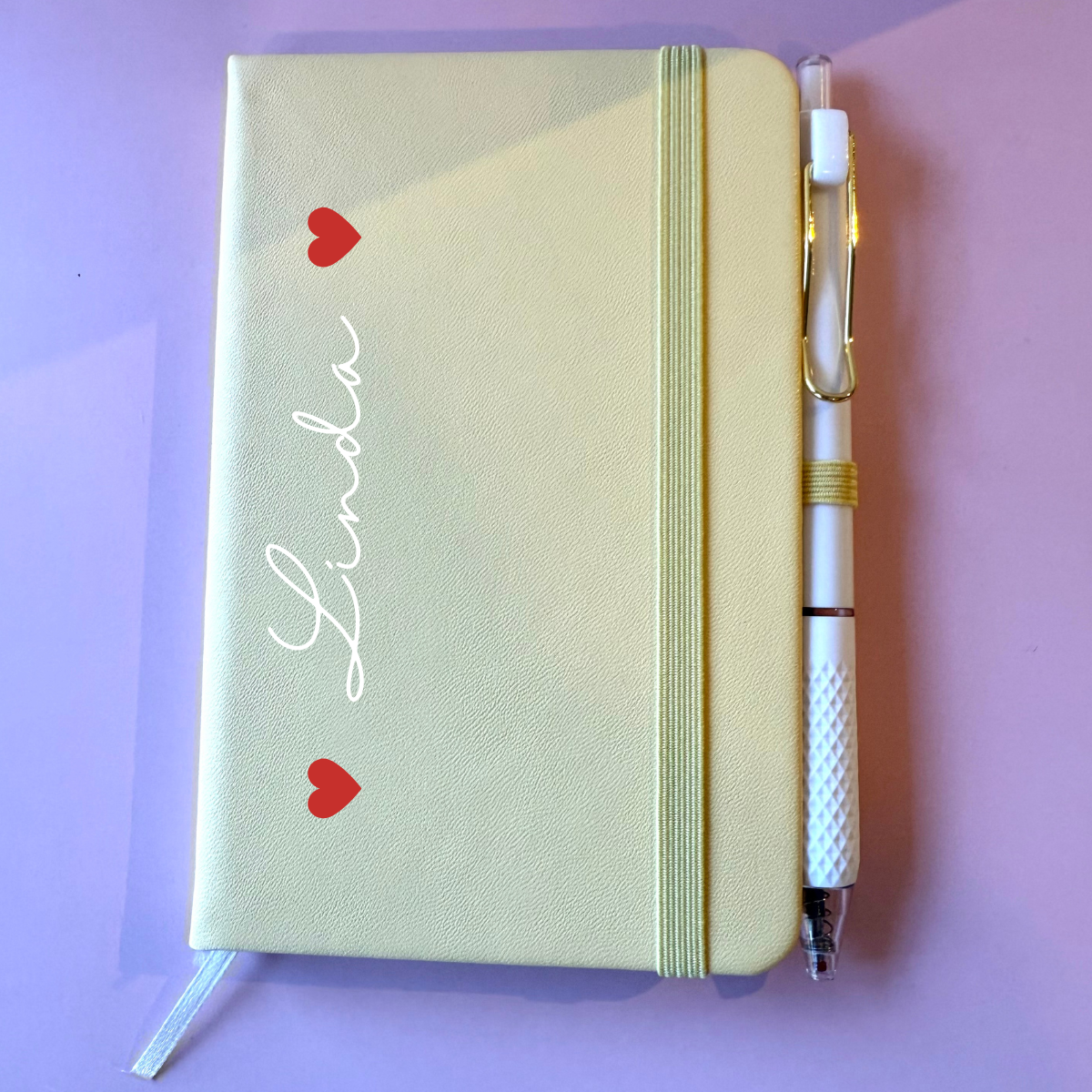 Custom Pocket Notebook with Pen – Add Name & Bible Verse