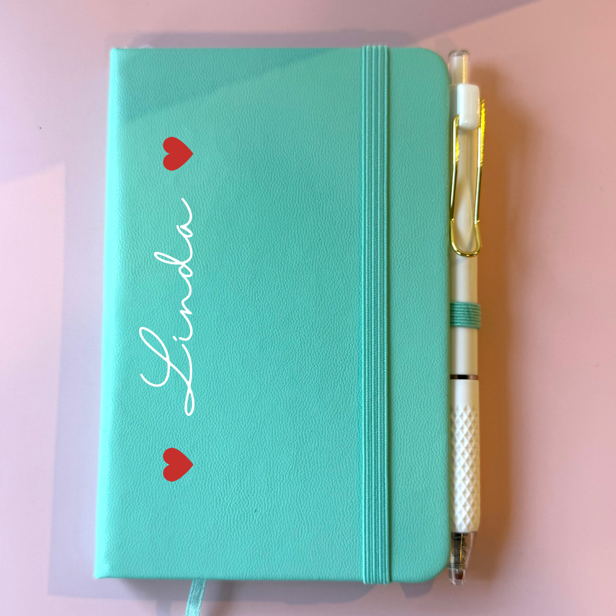 Custom Pocket Notebook with Pen – Add Name & Bible Verse