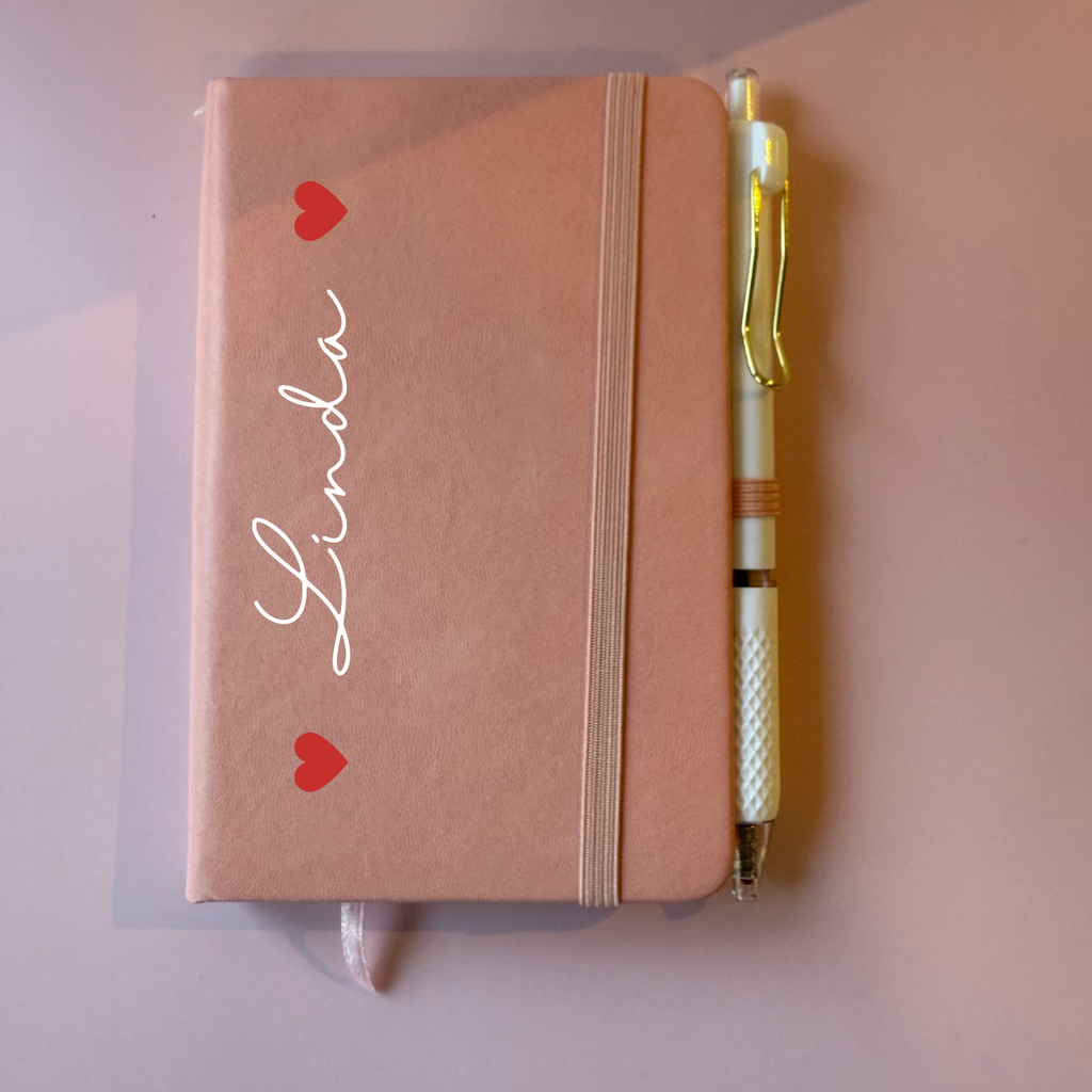 Custom Pocket Notebook with Pen – Add Name & Bible Verse