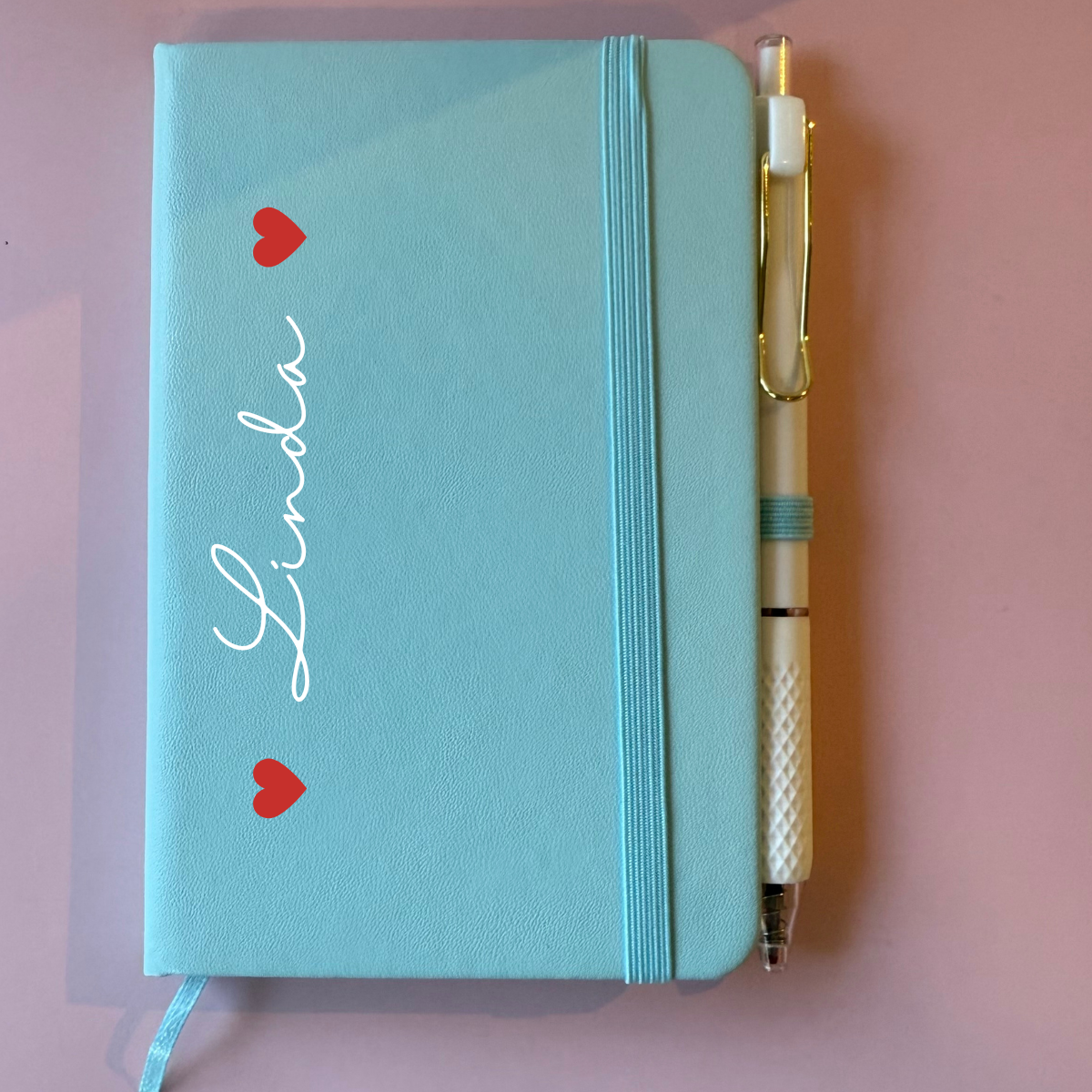 Custom Pocket Notebook with Pen – Add Name & Bible Verse