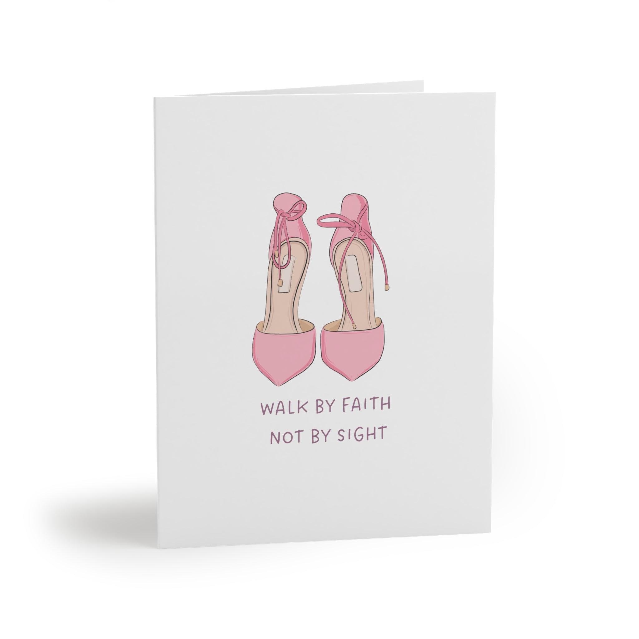 Walk by Faith Not by Sight Christian Card