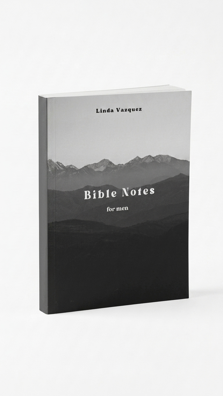 Bible Study Journal for Men – Scripture Notes & Daily Devotional