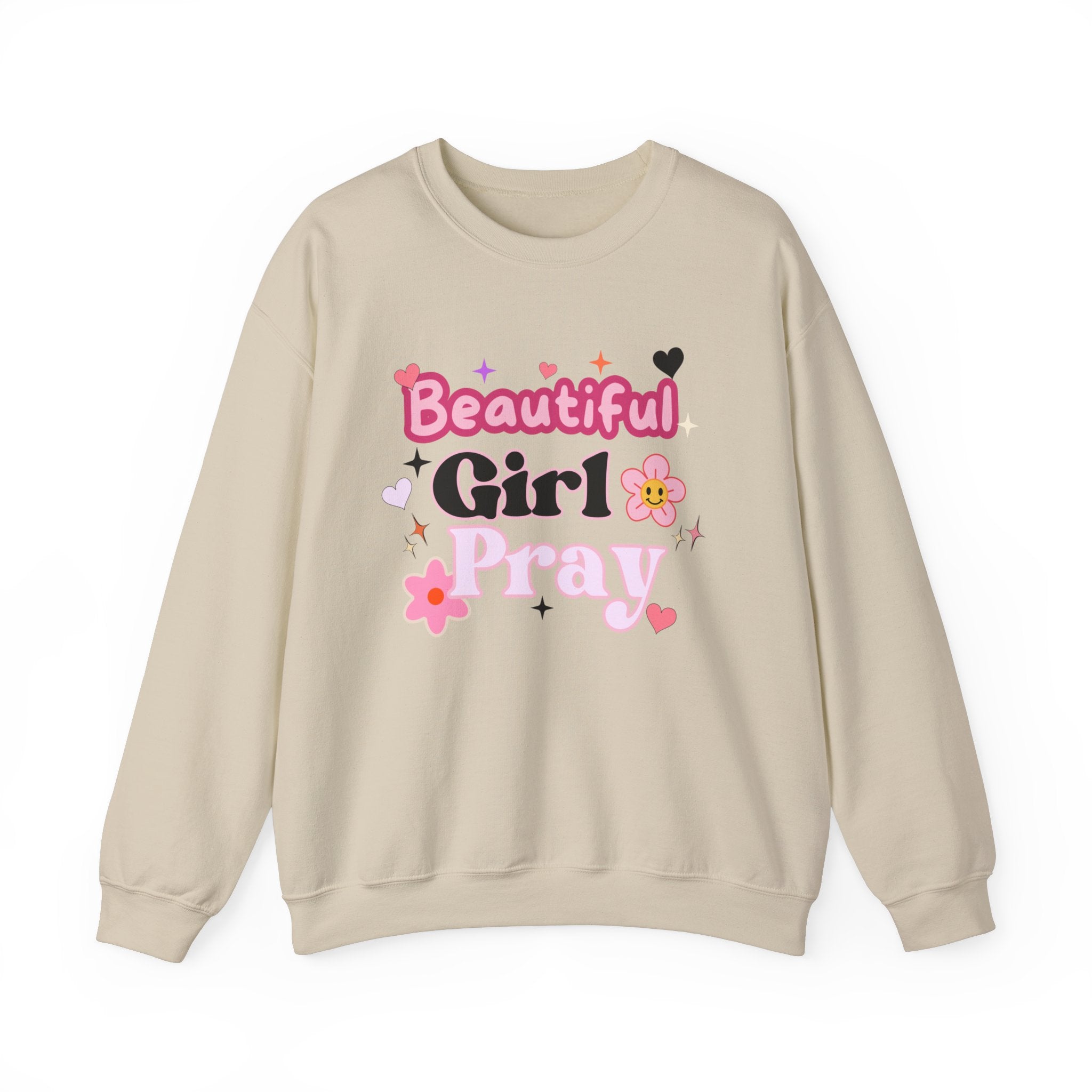 Beautiful Girl Pray Christian Sweatshirt 