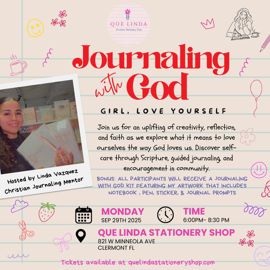 Journaling With God: Girl, Love Yourself | A Self-Care Bible Journaling Class In Clermont Fl - Monday September 29th