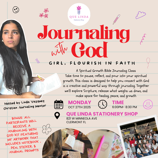 Journaling With God: Girl, Flourish in Faith A Journaling Class In Clermont Fl - Monday October 27th
