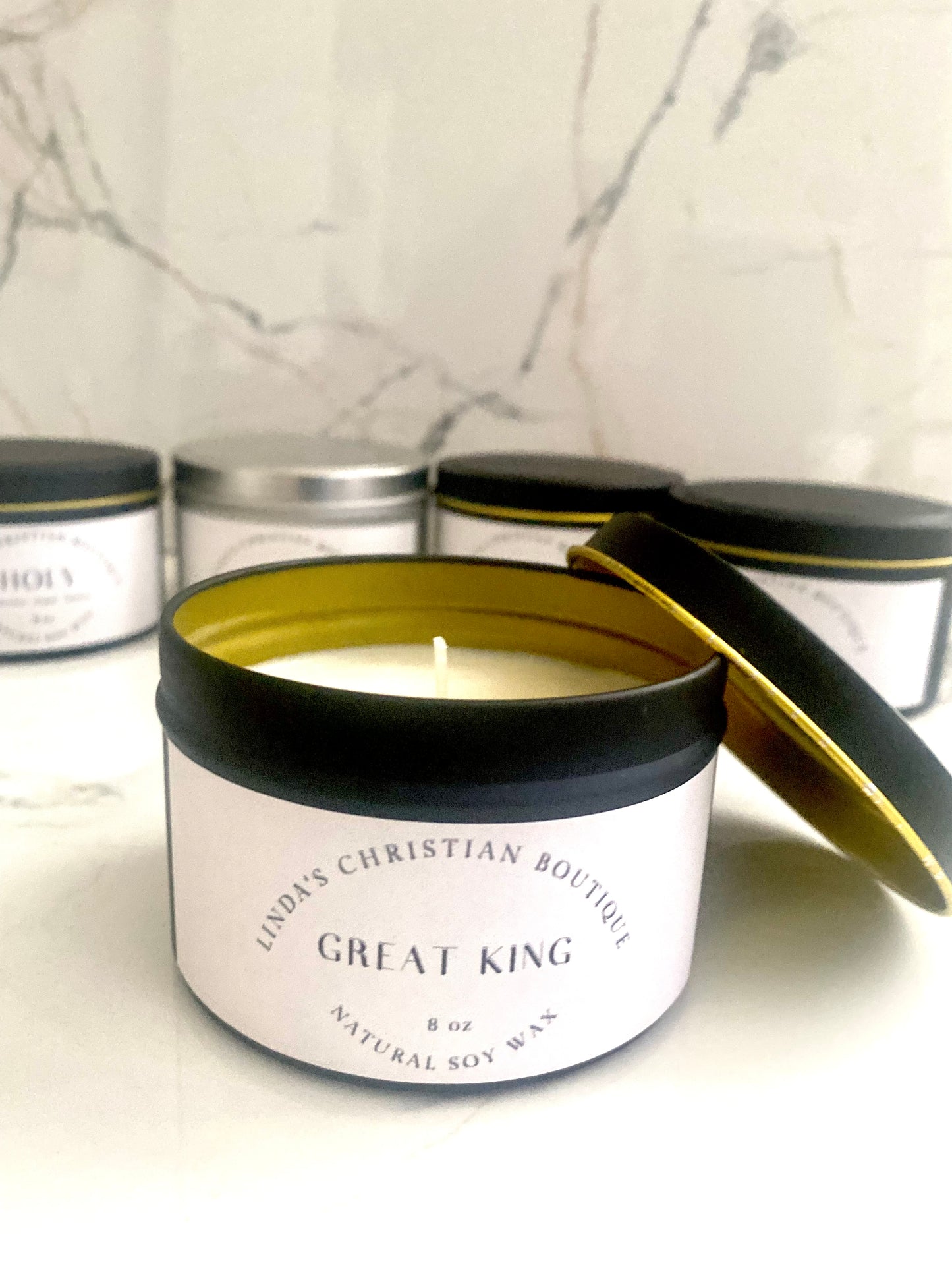 Great King | Natural Soy Wax Christian Candle