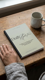 Daily Reflection Journal cover, faith-based self-care journal – Quelinda