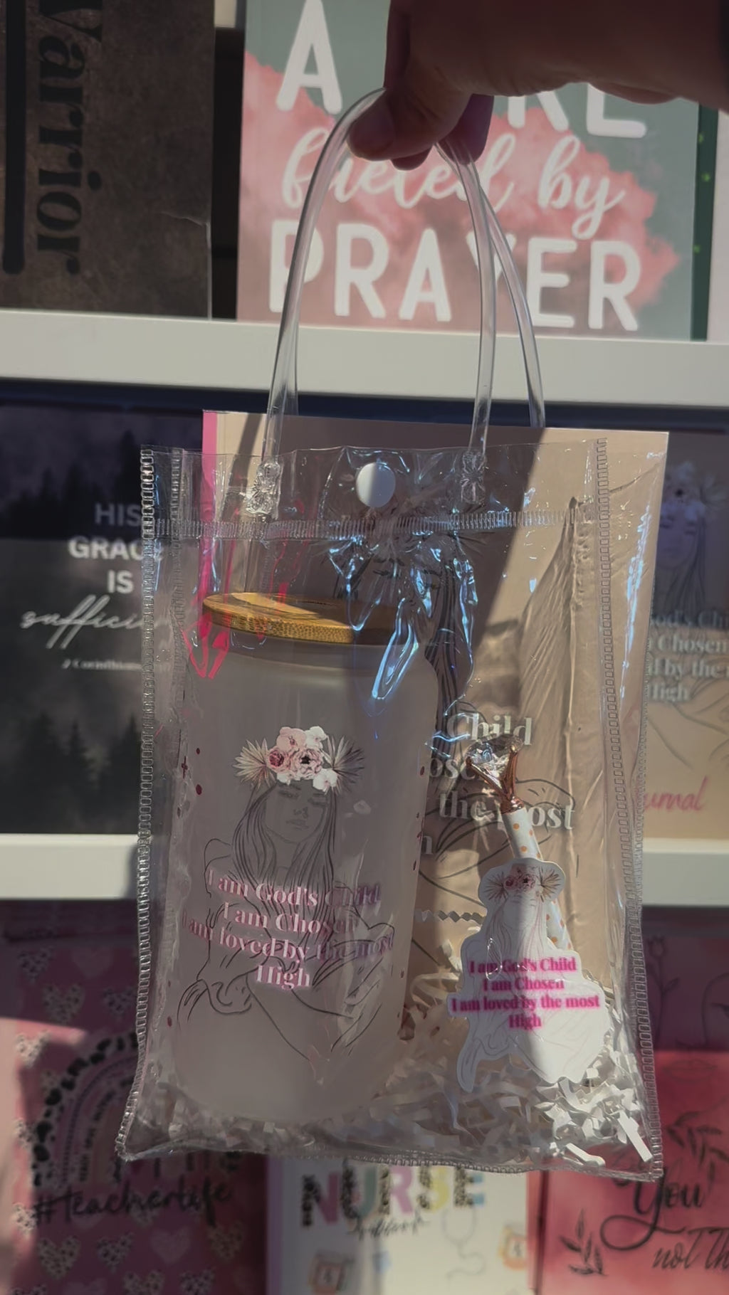 I am God's Child I am Chosen I am loved by the most High Christian Gift Set