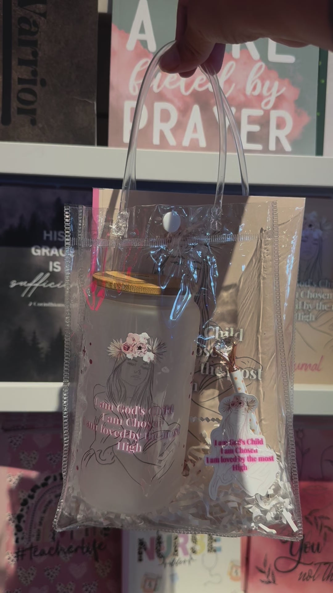 I am God's Child I am Chosen I am loved by the most High Christian Gift Set