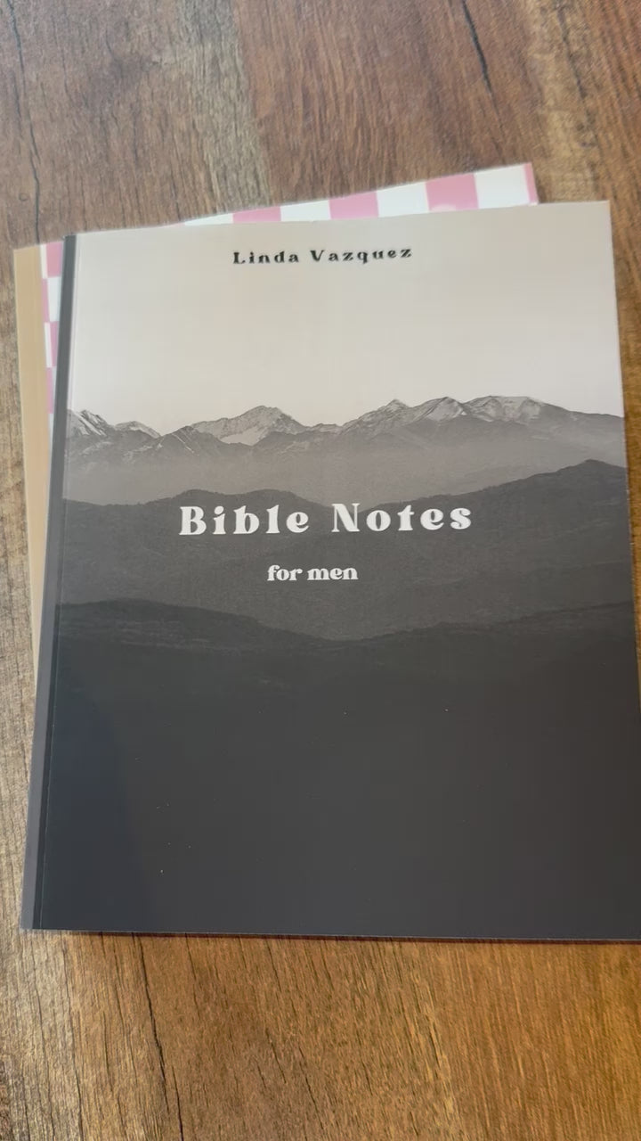 Bible Study Journal for Men – Scripture Notes & Daily Devotional