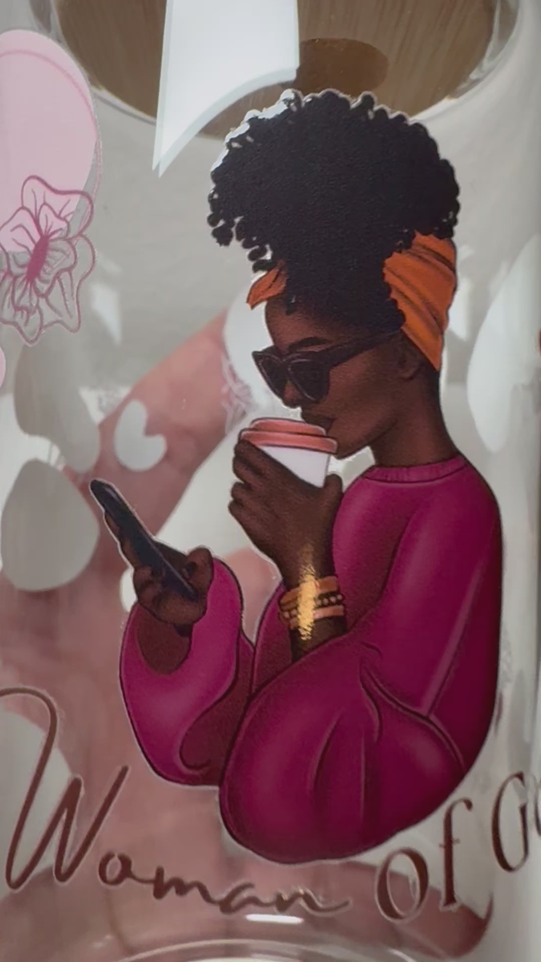 Woman of God  Libbey Glass Cup