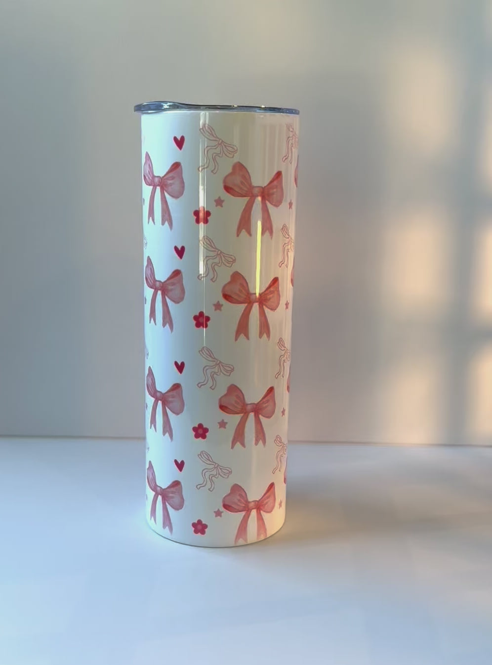 Pink Bows Tumbler
