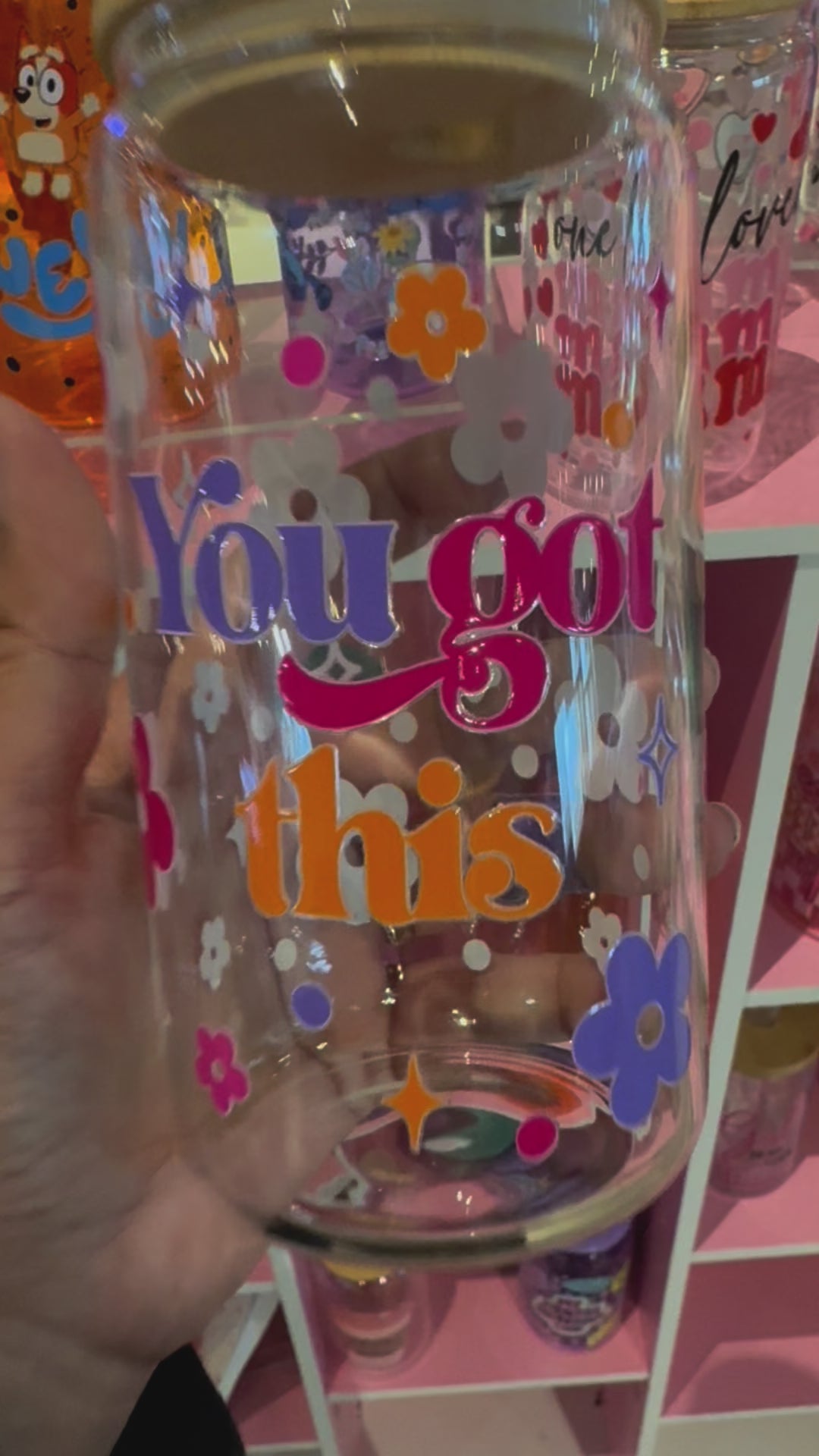 You Got This Libbey Glass Cup