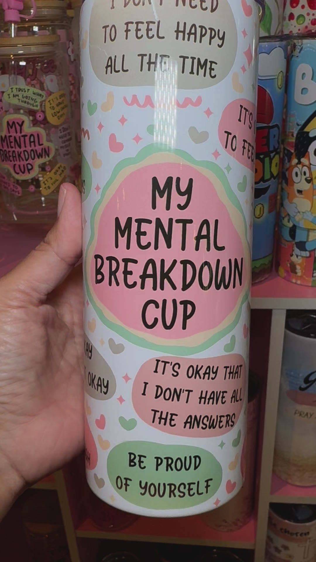 Inspirational motivational tumblers 